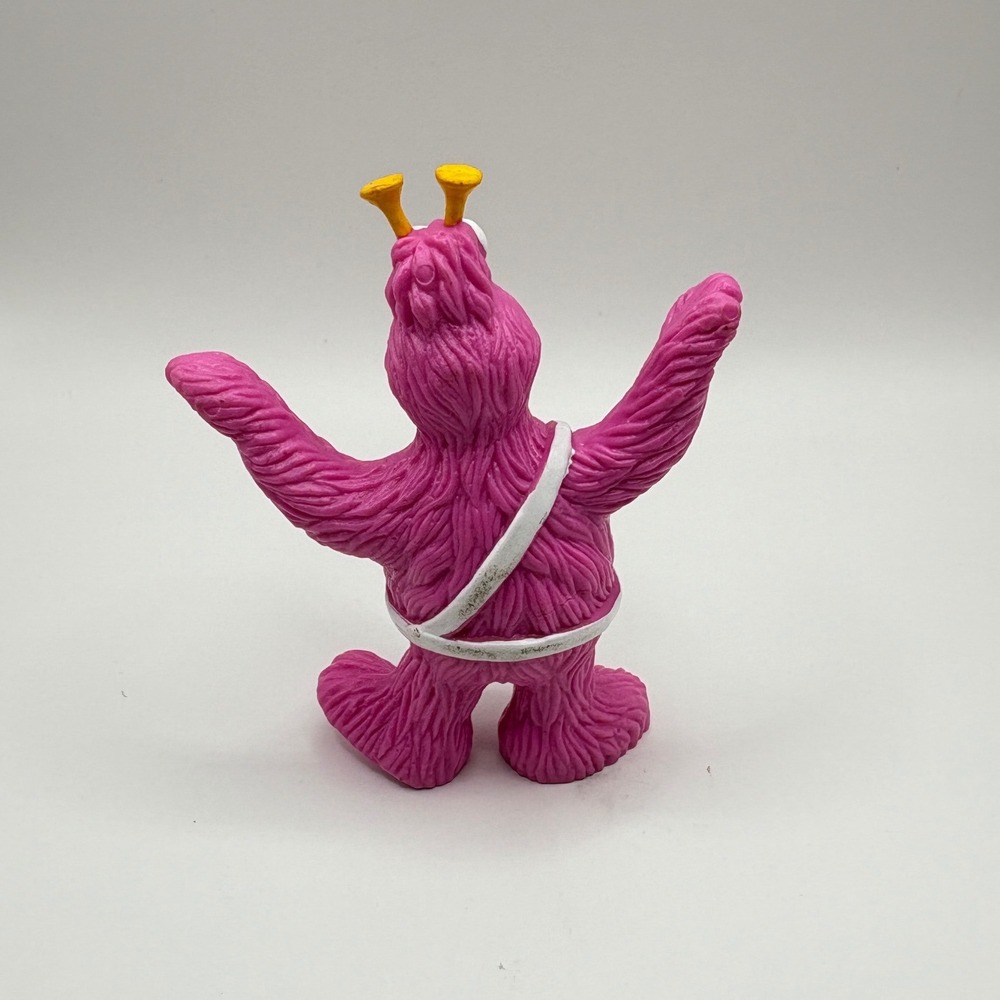 Vintage Sesame Street Yip Yip Martian Pink PVC Figures Set Hammer Saw 3 Inch - Picture 4 of 7